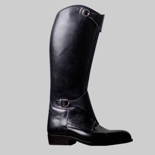 Equestrian-style Riding Boots Black