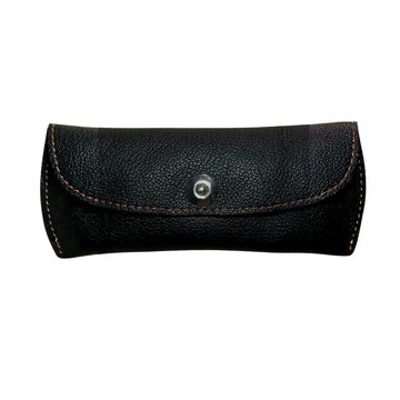 Coffee Leather Eyewear Case - Optical Cover