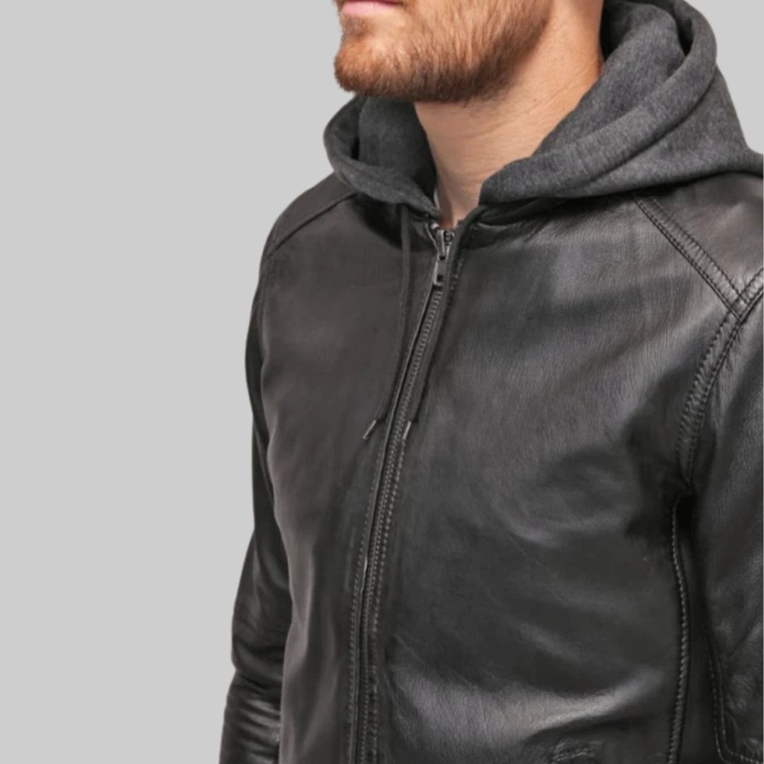 Black Biker Plain