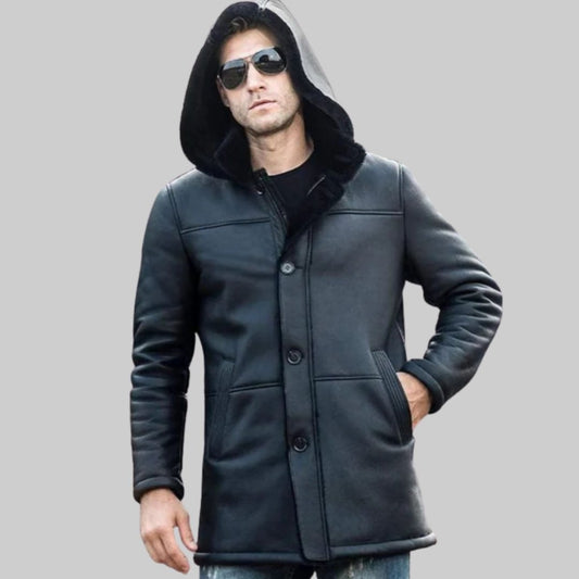 Men's Fur Long Coat