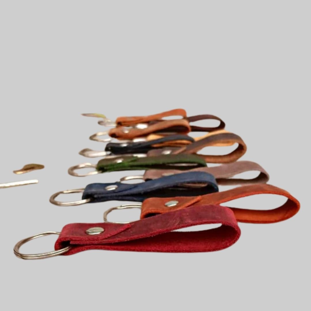 Multicolor Leather Keychain Accessories