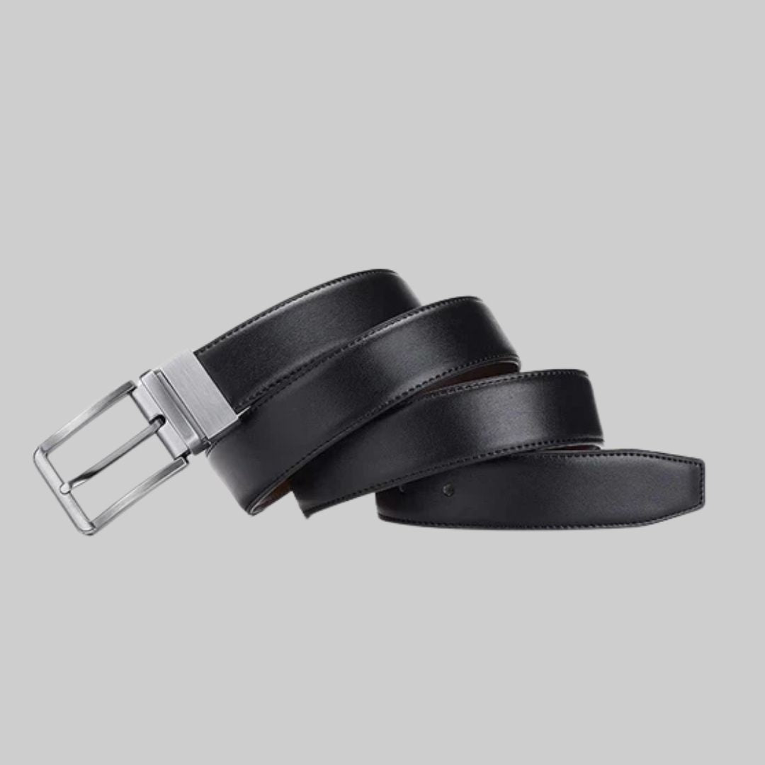 Reversible Leather Belt - Black & Brown