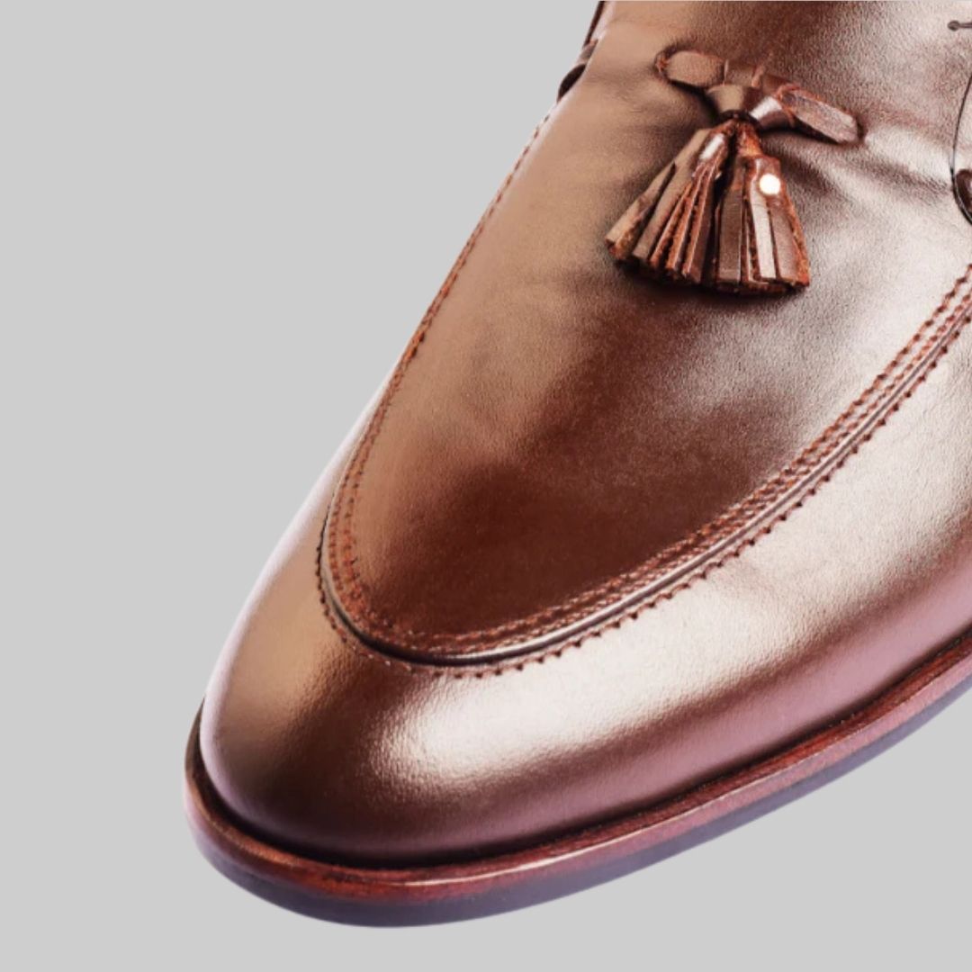 Classic Brown Tassel Loafers