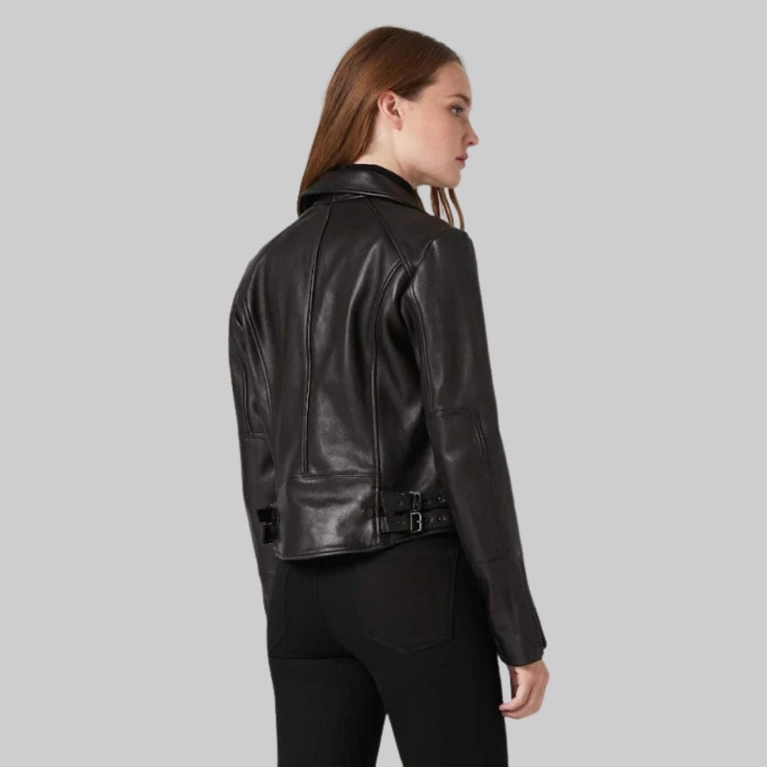 Women's Broad Lapel Biker