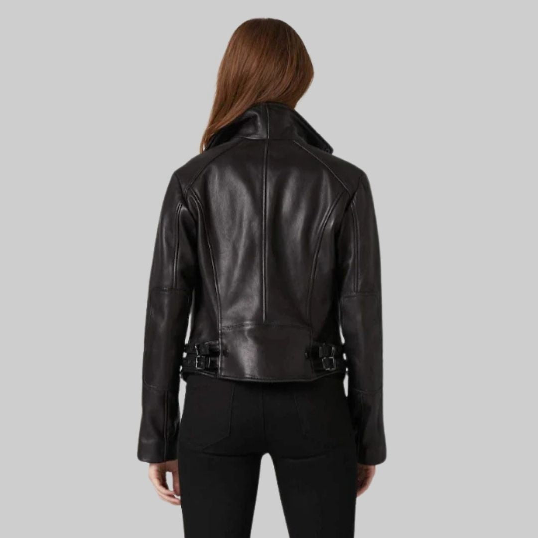 Women's Broad Lapel Biker