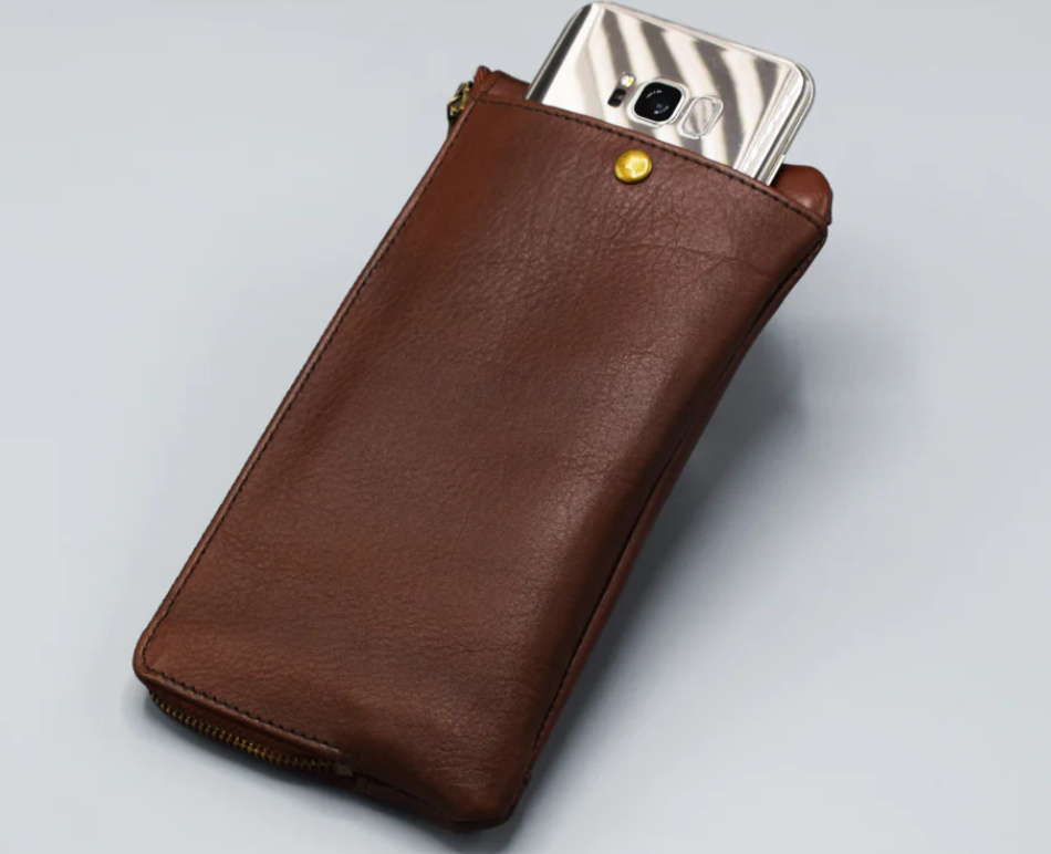 PHONE WALLET - BROWN